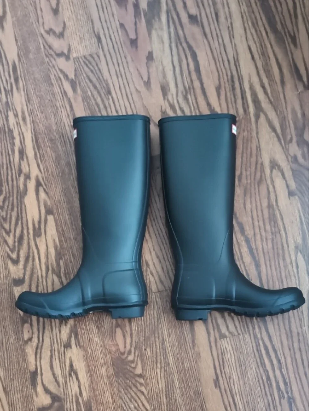 Women's Hunter Black Tall Waterproof Rain Boots